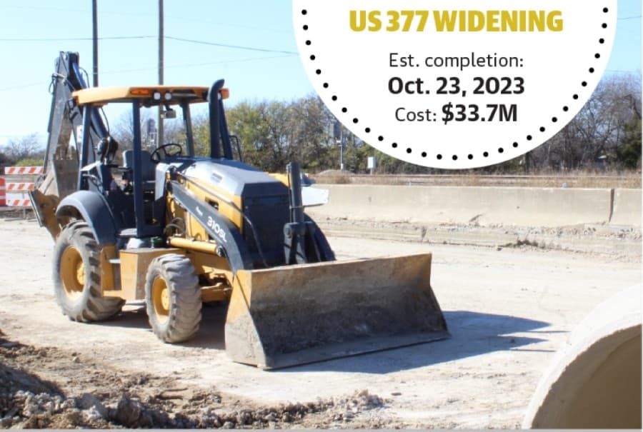 Construction projects continue with few delays in Keller, Roanoke and north Fort Worth