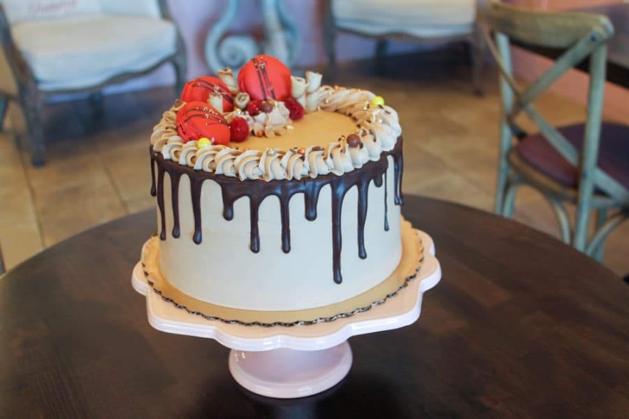 Yummy Tummy Bakery provides custom cakes and baked goods for events and weddings. (Andy Li/Community Impact Newspaper)