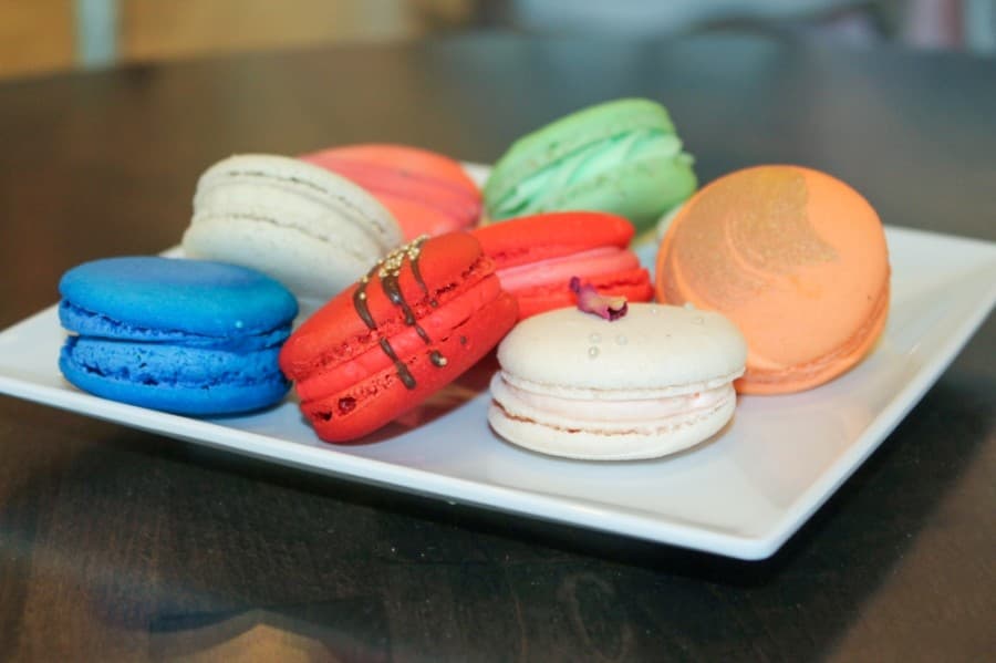 In addition to cakes, Martinez makes other baked goods such as macarons. (Andy Li/Community Impact Newspaper)