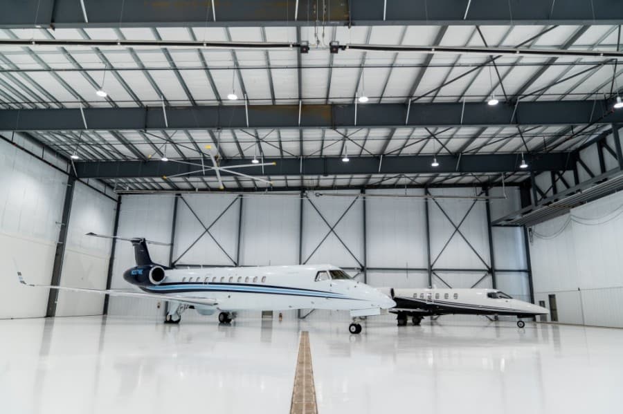 The new hangar was finished last year and is already at capacity. (Courtesy city of McKinney)