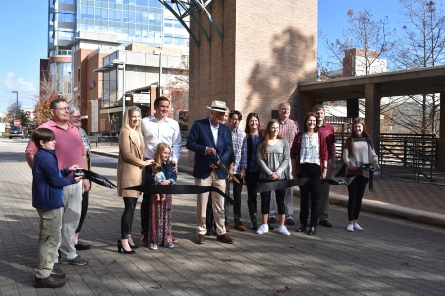 PHOTOS: The Woodlands' Waterway Avenue bridge dedicated to Alex Sutton and family