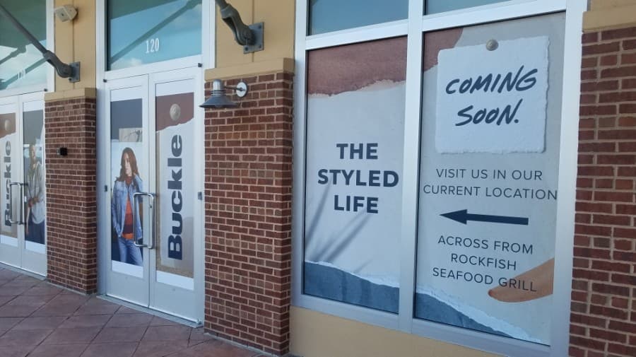 Buckle selling casual wear in Highland Village after relocating in November
