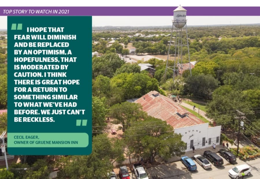 In New Braunfels, area leaders look to revive injured hospitality industry in 2021