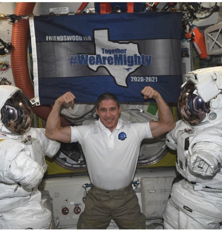 Friendswood ISD sends #WeAreMighty flag into space aboard International Space Station