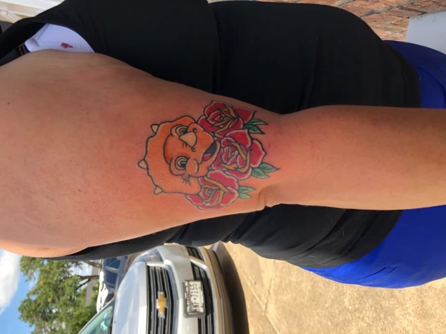 Based in Kyle, Bold Lines Tattoo Studio donates proceeds from certain tattoos to an animal shelter. (Courtesy Bold Lines Tattoo Studio)