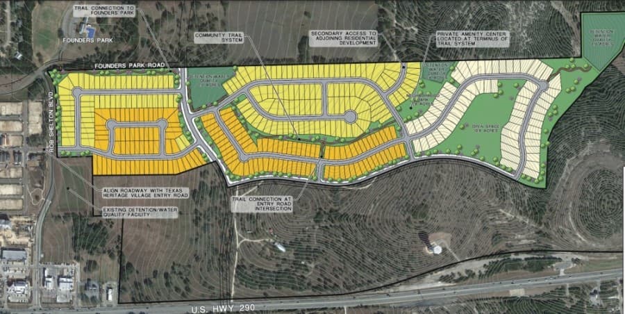 Two projects totaling 1,348 new homes under development in Dripping Springs
