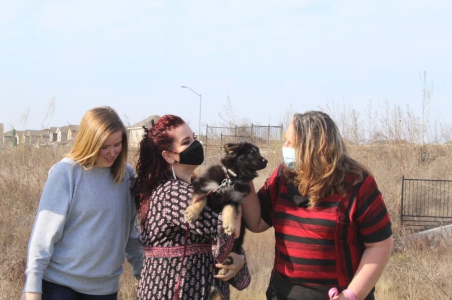 Nonprofit founder Carla Carroll said inspiration for her nonprofit came through working at the Space and Naval Warfare Systems Command, where she meant countless veterans and their service dogs. (Photos courtesy Carla Carroll)
