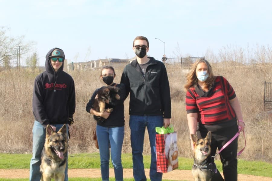 For individuals struggling with post-traumatic stress disorder, anxiety, depression or other mental health conditions, Carroll said these animals are both forever friends and a central life line. (Photos courtesy Carla Carroll)
