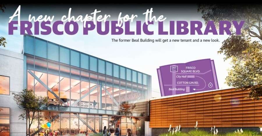 Construction on Frisco's award-winning library to begin in spring