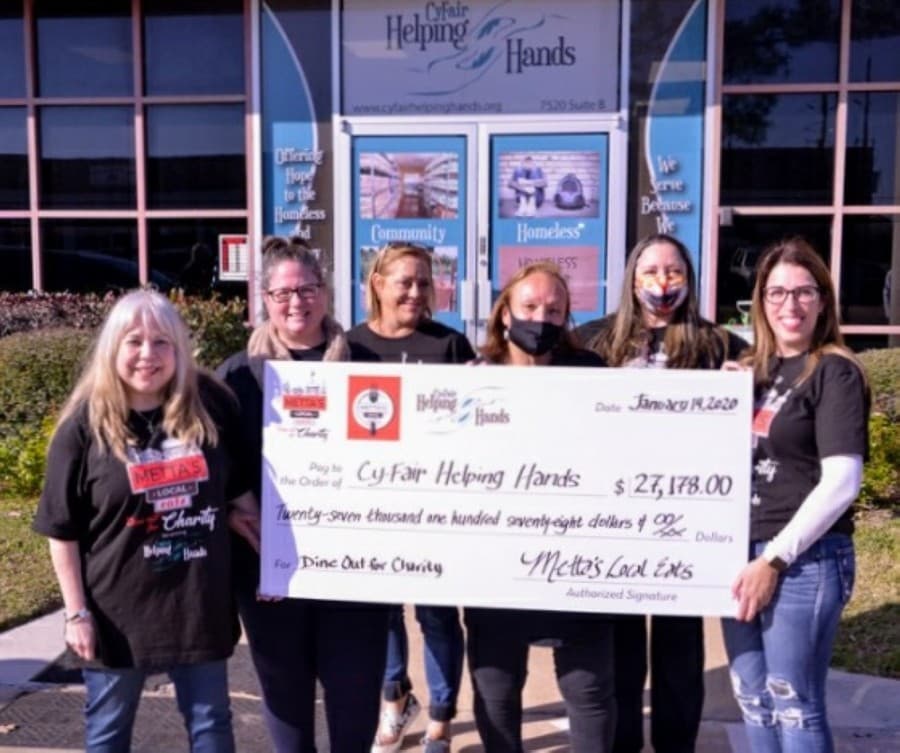 Social media group inspires local restaurateurs to raise more than $27,000 for Cy-Fair Helping Hands