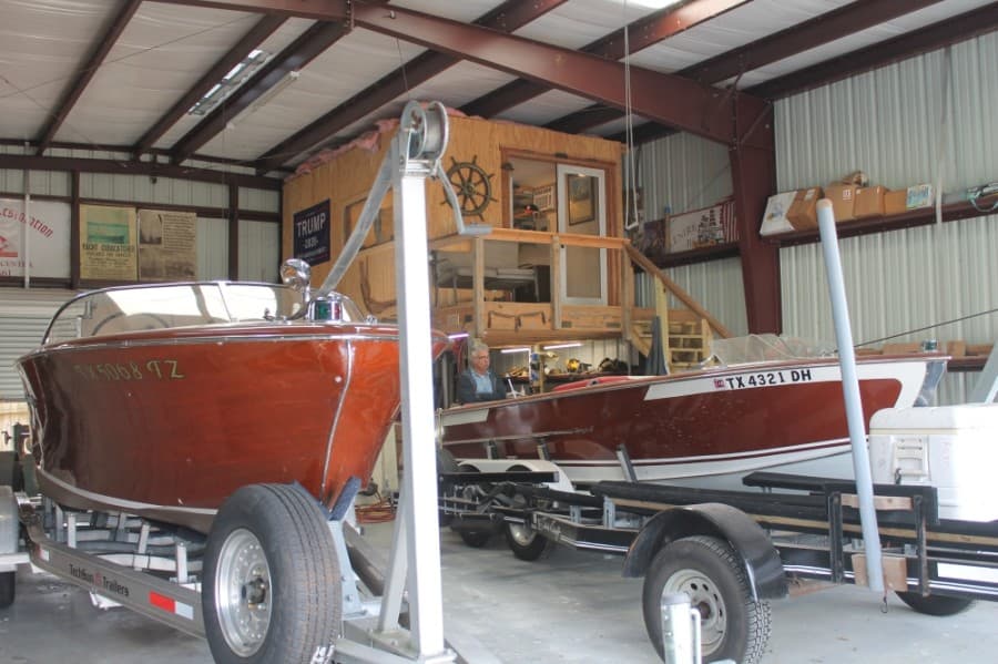 Hoyle works on as many as 10 boats at a time, with restoration projects taking anywhere from six to 12 months.