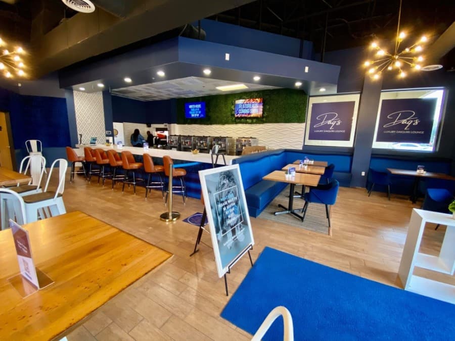Daq's Luxury Daiquiri Lounge was designed to be a place where people feel comfortable dressing up without being too stuffy, according to owners. (Courtesy Daq's Luxury Daiquiri Lounge)