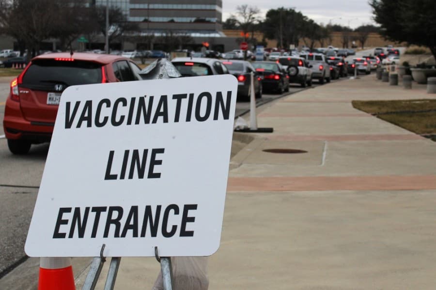 Data shows over 20% of Tarrant County vaccine registrations are from nonresidents