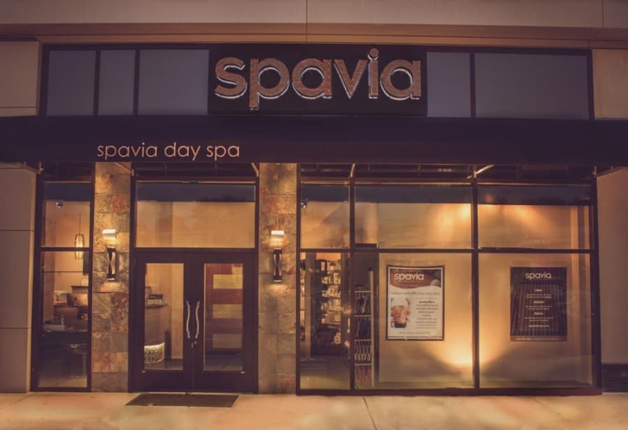 Spavia Day Spa under construction in Cypress