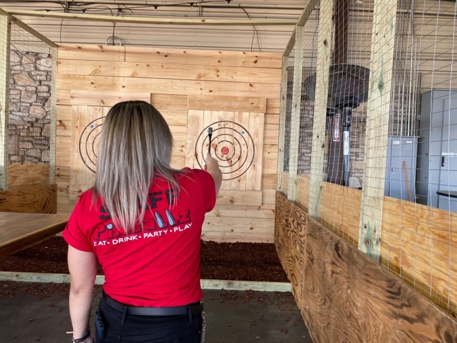 Pinballz adds ax-throwing facilities to Buda, Northwest Austin locations