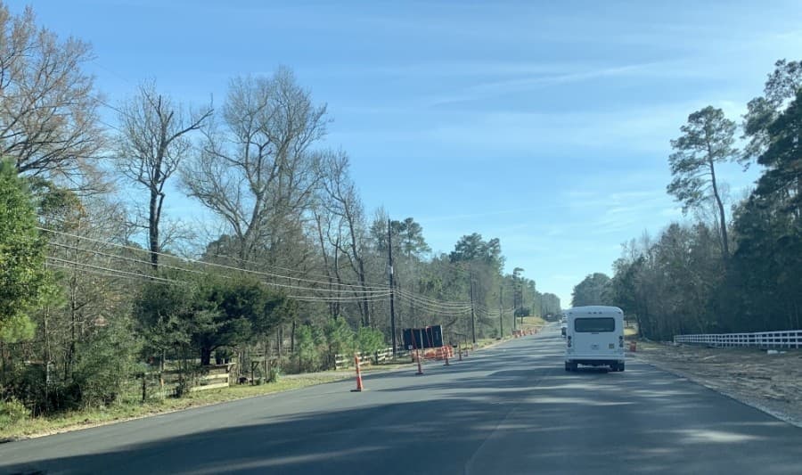 First phase of Nichols Sawmill Road widening ongoing in Magnolia
