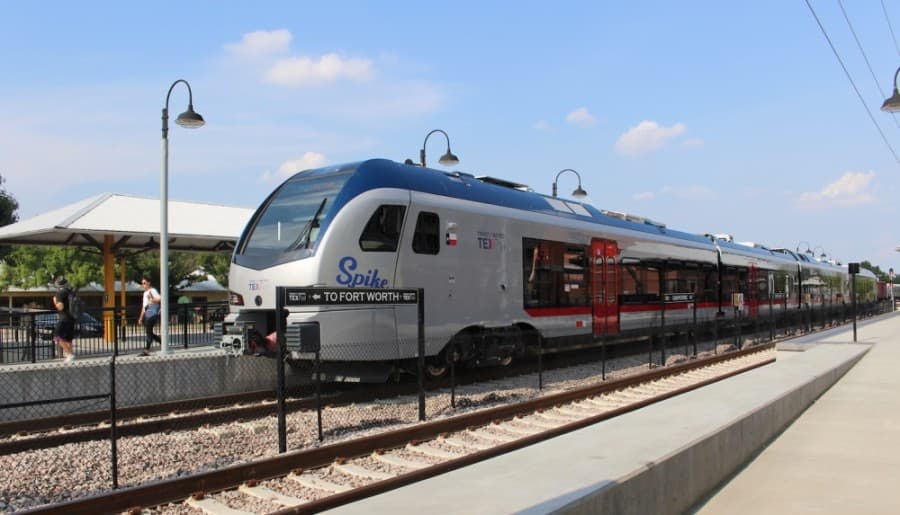 Grapevine TEXRail station reports decline in ridership during COVID-19 surge