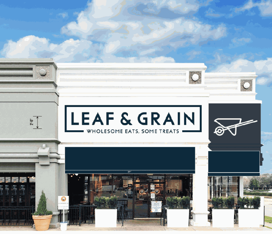 This is a rendering of the new Leaf & Grain location. (Courtesy Leaf & Grain)