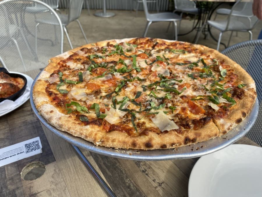 Scorpion pepper pizza for the graphic
