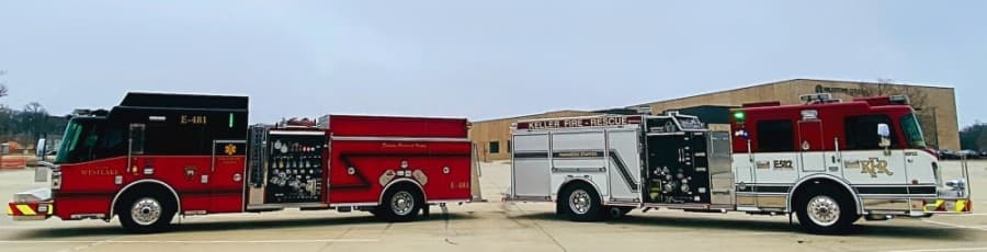 fire trucks