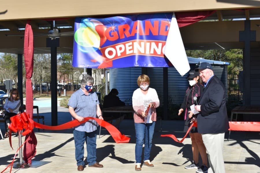 The park opened with an official ribbon cutting ceremony on Jan. 31. (Vanessa Holt/Community Impact Newspaper)