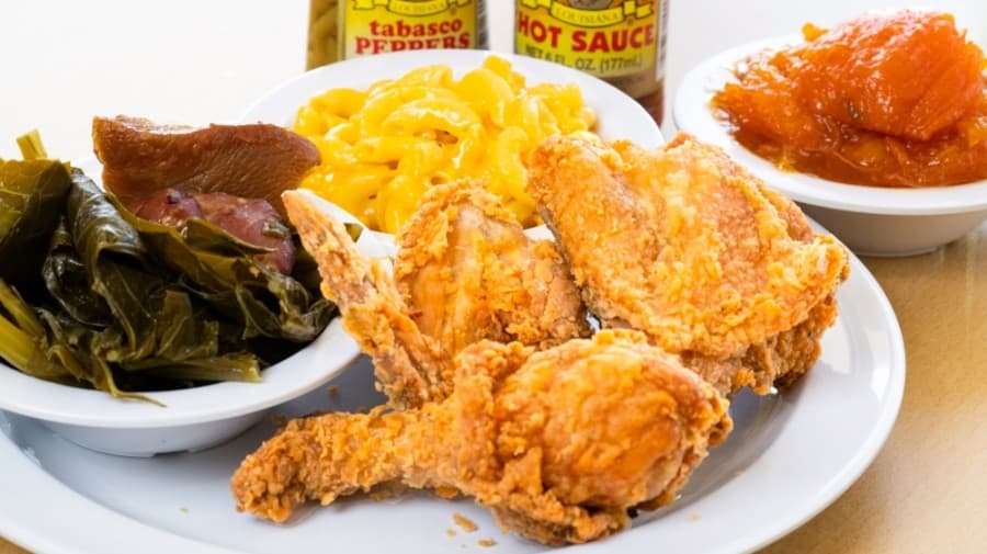 Available Fridays, Saturdays and Sundays, the fried chicken comes with three sides for $2.95. (Courtesy Craig Joseph)