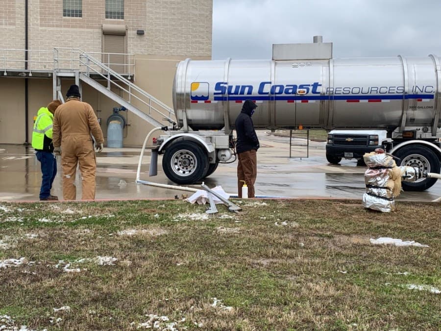 San Jacinto River Authority providing potable water to Montgomery County emergency services