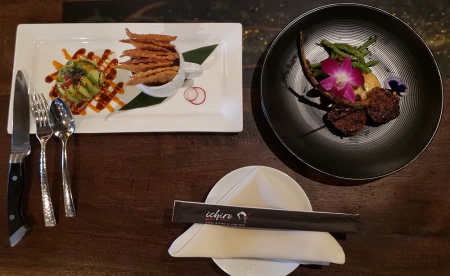 Ichiro Asian Bistro and Wine Bar’s upscale dining experience offers sushi, wine, live music