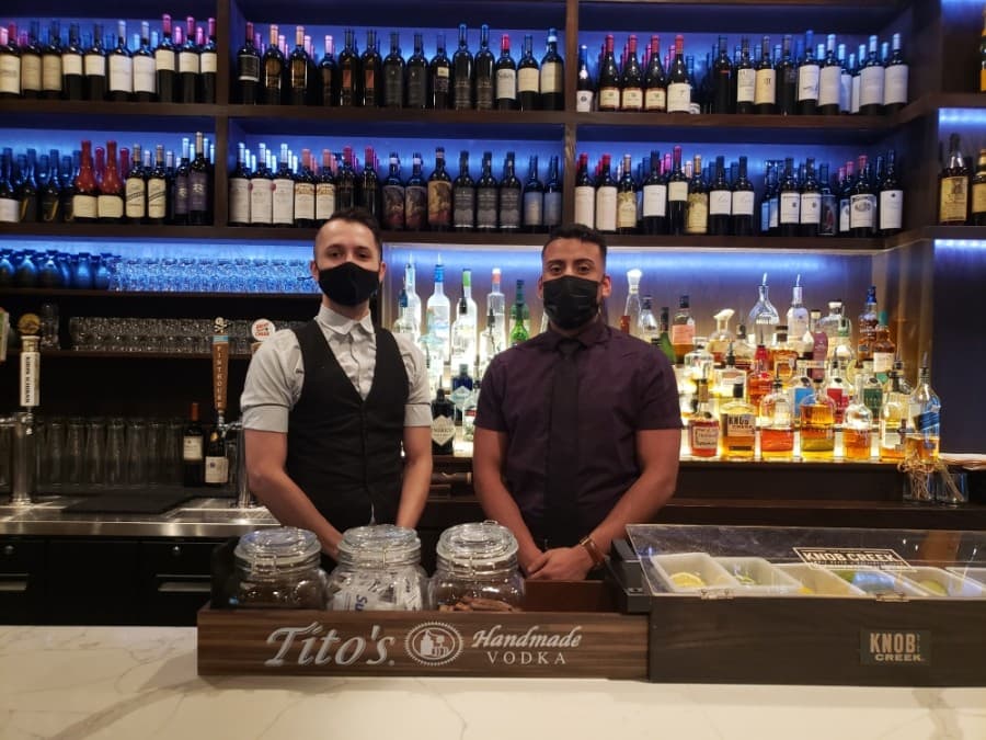 Ichiro also has a fully stocked bar for other drink offerings. (Ali Linan/Community Impact Newspaper)