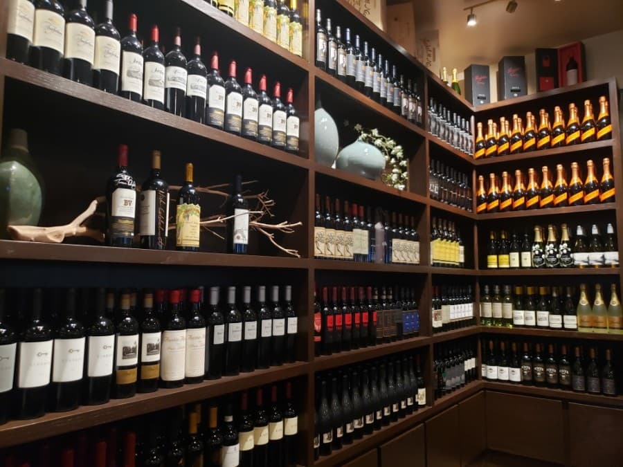 Ichiro offers 250 different types of wine. (Ali Linan/Community Impact Newspaper)