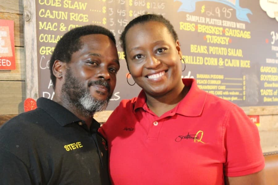 Steve and Sherice Garner originally opened SouthernQ BBQ and Catering as a food truck. (Andy Li/Community Impact Newspaper)