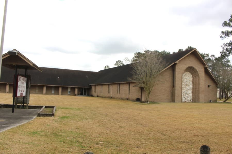 The Humble Senior Activity Center at 1401 S. Houston Ave. was built in 1978. It will likely be replaced by a new fire station, city officials said. (Kelly Schafler/Community Impact Newspaper)
