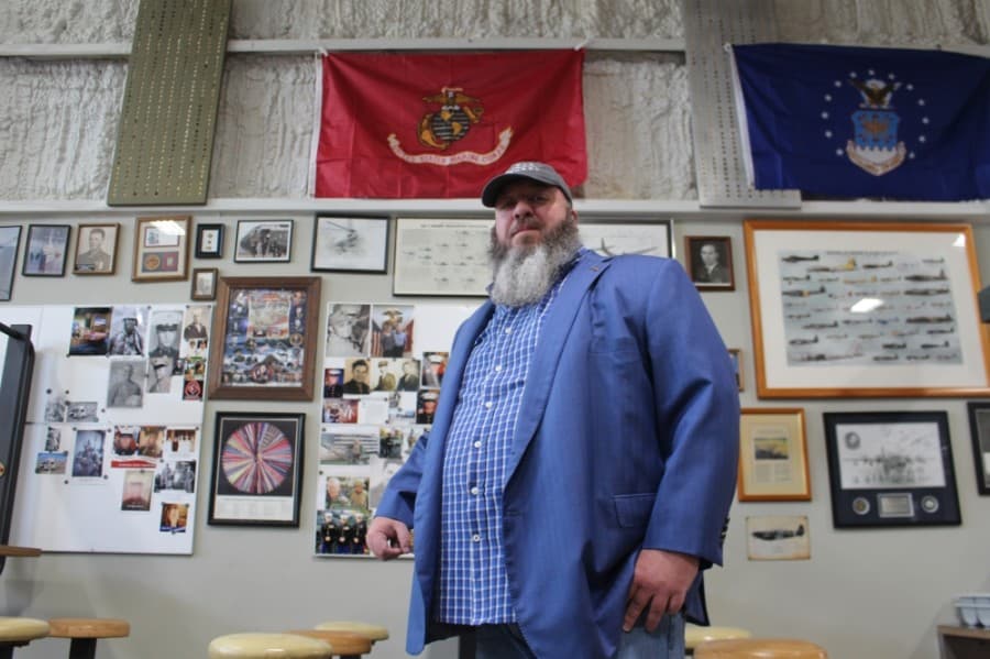 Owner Chris Sadler opened Honor Cafe in June 2020. (Eva Vigh/Community Impact Newspaper)