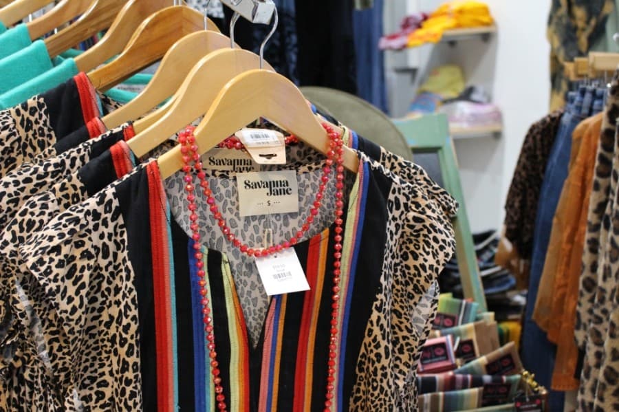 Sweet Texas Treasures Boutique’s designs can be found in shops across the country. (Adriana Rezal/Community Impact Newspaper)