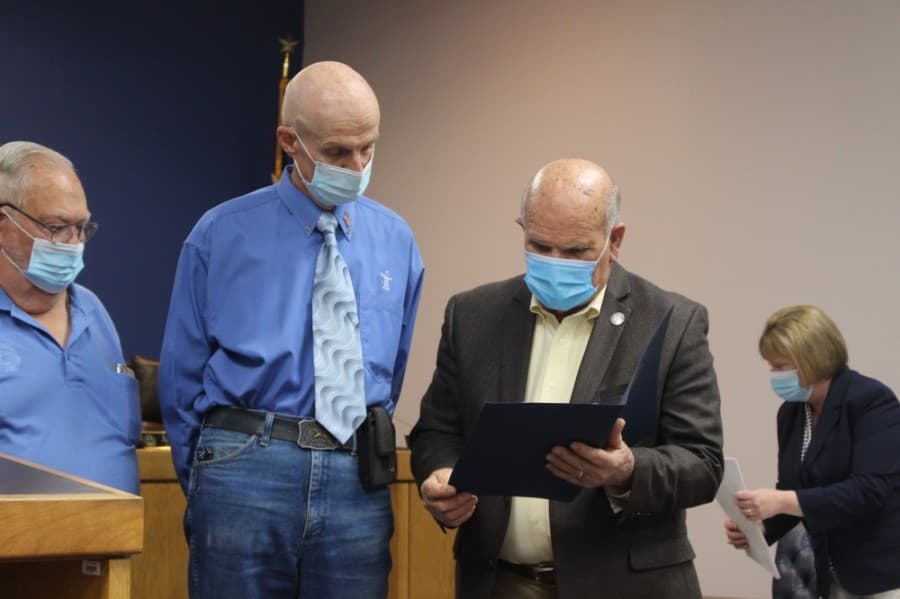 Humble City Council voted unanimously at the Feb. 25 City Council meeting to appoint Bruce Davidson to fill the vacant Place 3 seat. (Kelly Schafler/Community Impact Newspaper)