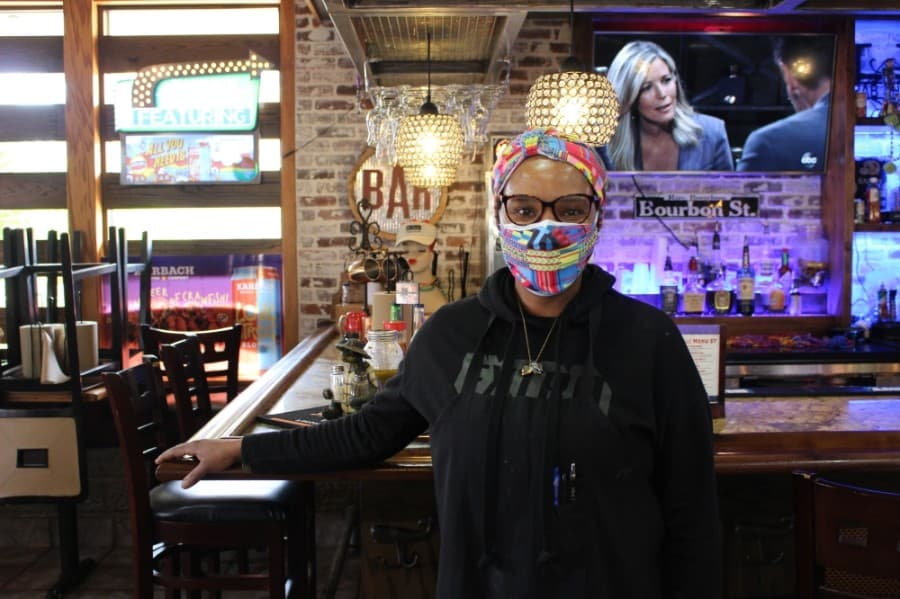 Akina Robinson runs Hank's Crab Shack at 1955 N. Fry Road, Katy. (Morgan Theophil/Community Impact Newspaper)