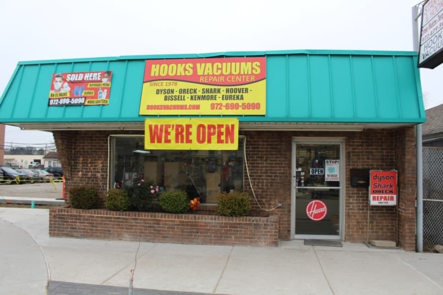 Hooks Vacuums.