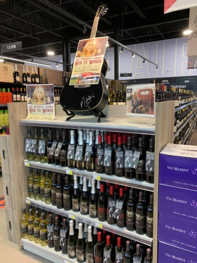 A selection of wines are available. (Courtesy Lindsay Nichols)