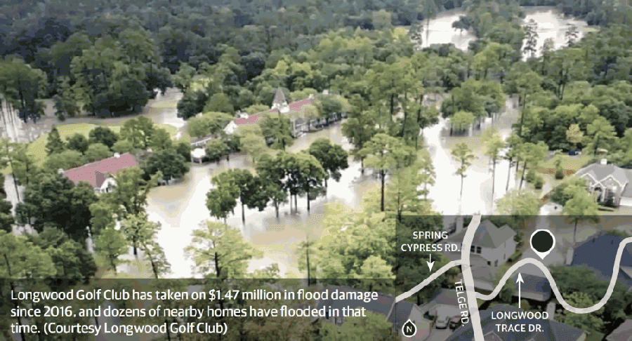 Flood mitigation project proposed at Longwood Golf Club in Cypress