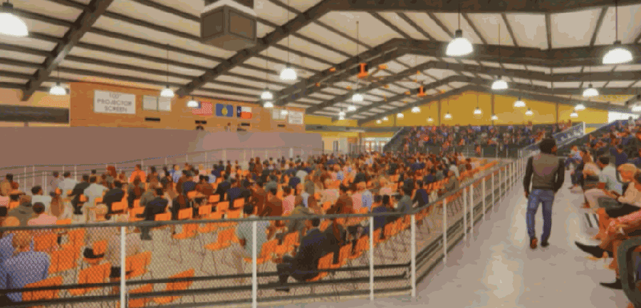 The CFISD Exhibit Center will be expanded by nearly 9,000 square feet. (Rendering courtesy VLK Architects)