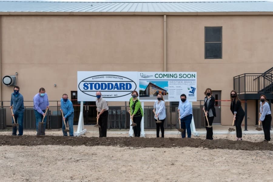 Construction has begun on New Braunfels Public Library Westside Branch project
