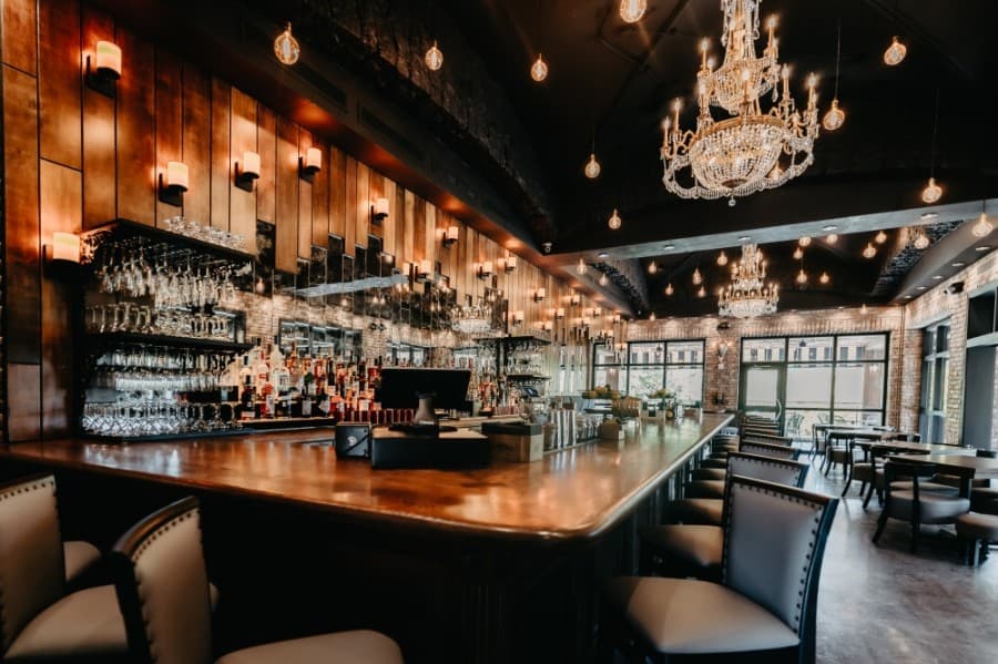 Hearsay at the Waterway incorporates antique chic elements similar to the original Hearsay founded around 11 years ago. (Courtesy Hearsay at the Waterway)