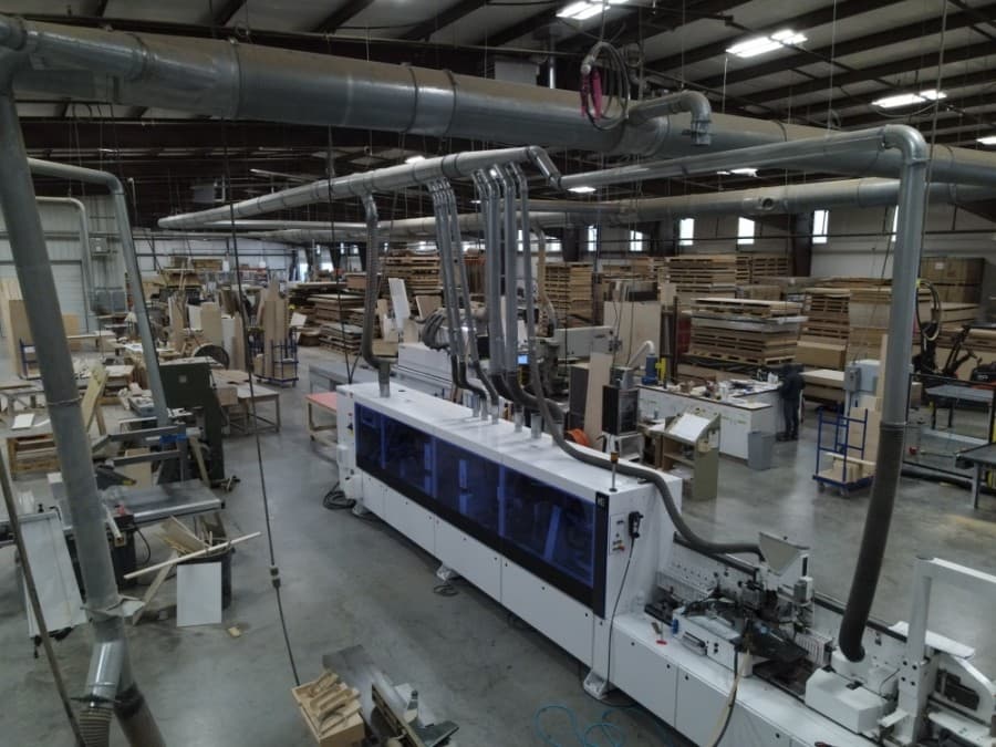 Buda Woodworks operates a football field sized facility off of FM 2001 in Buda. (Warren Brown/Community Impact Newspaper)