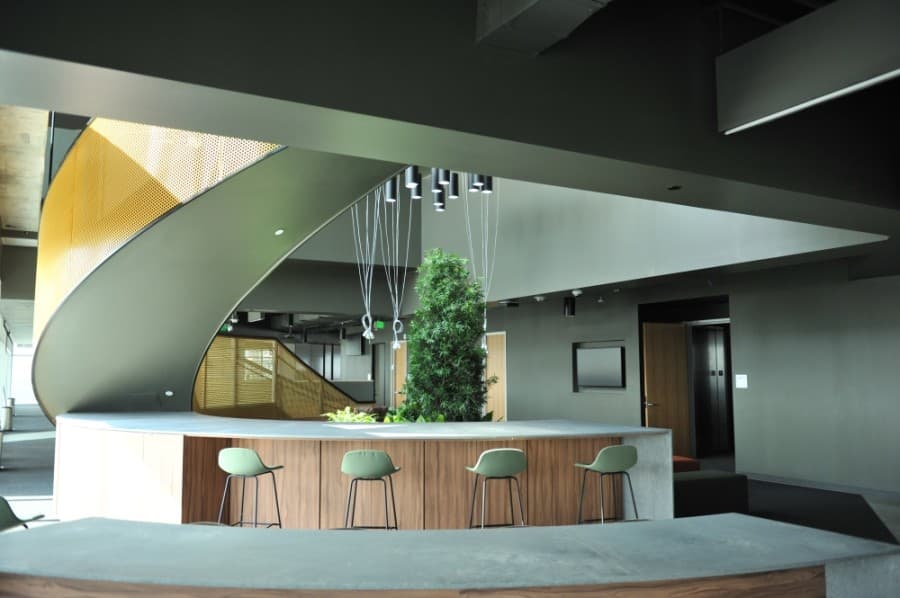 Corporate client. (Courtesy Buda Woodworks)