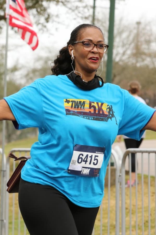The 5K course on Feb. 27 traversed the streets of Town Center. (Photos courtesy FinisherPix)