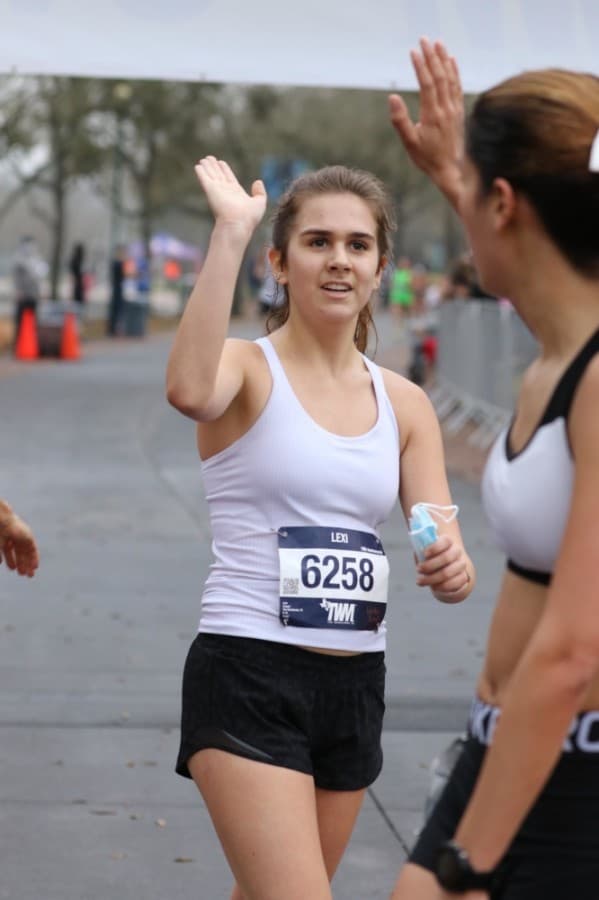 The Woodlands Marathon’s 5K race course on Feb. 27 traversed the streets of Town Center. (Photos courtesy FinisherPix)