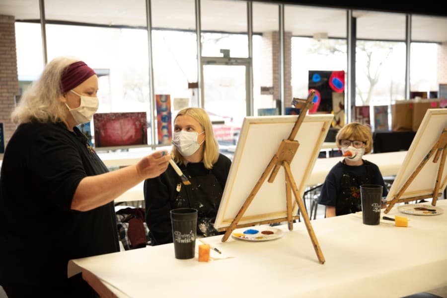 Painting With a Twist marks 5 years in Richardson