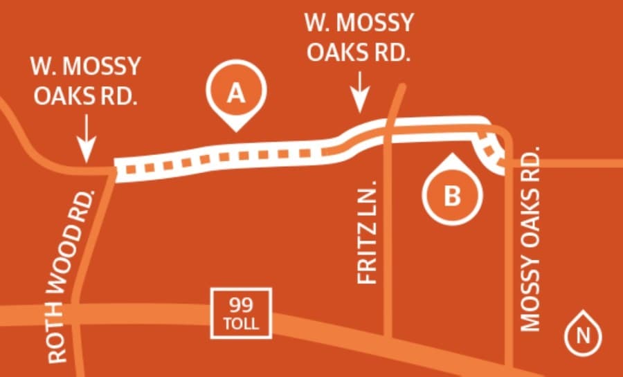 Harris County Precinct 4 studying two-part improvement project along West Mossy Oaks Road