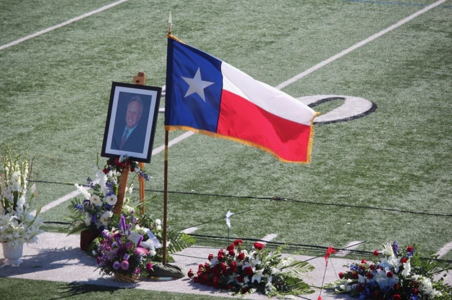 Tomball City Manager Rob Hauck, who died March 13, was remembered during a memorial service March 19. (Anna Lotz/Community Impact Newspaper)