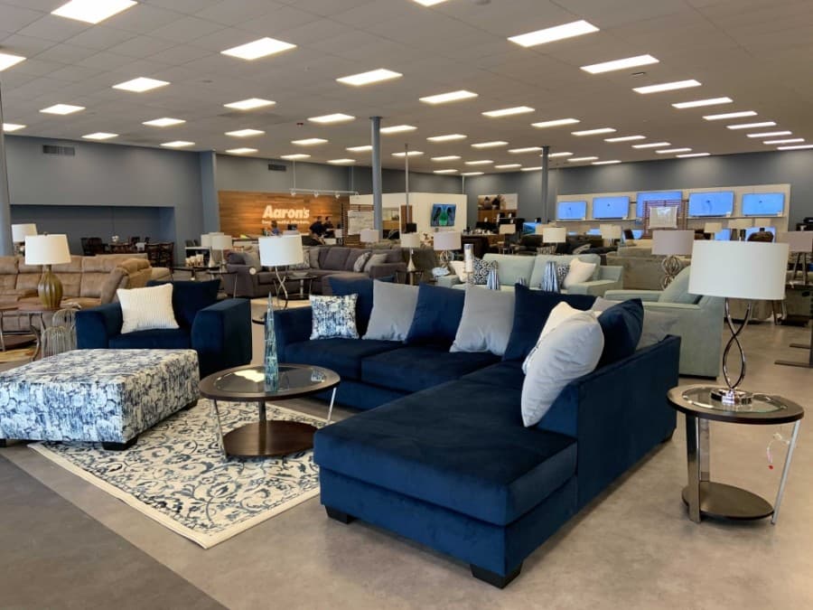 The "GenNext" store allows for more space for merchandise. (Courtesy Aaron's)